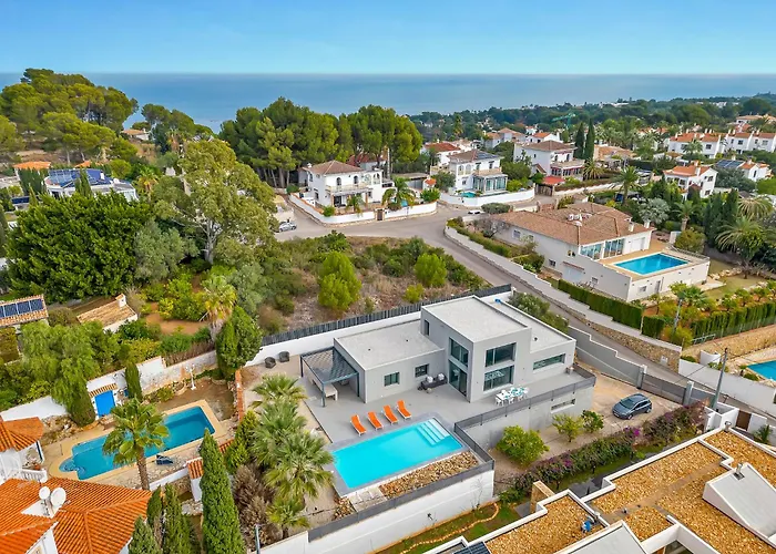 Casa Mieke Modern Villa Denia View Of The Montgo Mountain